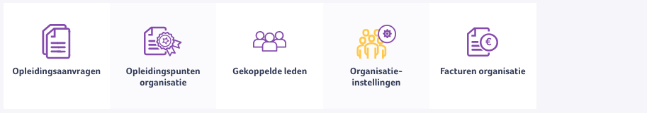Opleidingsverantwoordelijke.png Een opleidingsverantwoordelijke heeft verschillende functionaliteiten om de bijscholing in zijn organisatie te beheren.